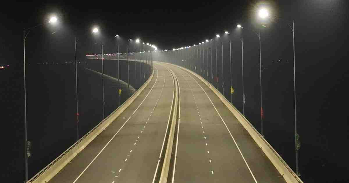 Padma Bridge lights up the night ahead of opening
